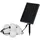 Sygonix Solar-Lichterkette 2,4 W 10 m Weiß Schwarz