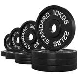 ATLETICA Hantelscheiben ATLETICA Iron Plates Set, 75 kg ∣ Gusseisen ∣ 50 mm