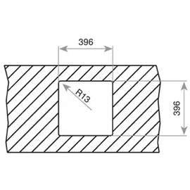 Teka FLEXLINEA RS15 40.40 3 1/2 SQ CN