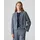 Opus Jackenblazer Kurzblazer JAMIRA Boxy Fit aus komfortablem blau 42