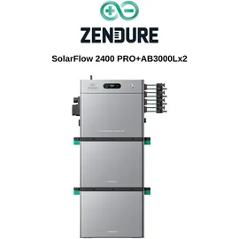 Zendure SolarFlow 2400 Pro + 1 x AB3000L Erweiterungsakku