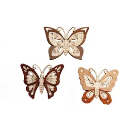 Kuhnert - Schmuckanhänger/Baumschmuck - Motiv: Schmetterlinge im 6er Set - Made in Germany