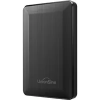 UnionSine 1TB Externe Festplatte, 2,5 Zoll USB 3.0 Backups HDD Tragbarefür für PC, Mac, TV, PS4, Schwarz HD3513