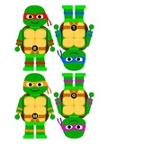 wall-art Wandtattoo »Teenage Mutant Ninja Turtles«, (1 St.), selbstklebend, entfernbar bunt