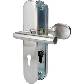 Alpertec Schutzgarnitur Drückergarnitur Silber/Weiß