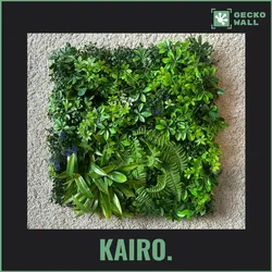 KAIRO | Premium Dschungel Farn Pflanzenwand 50x50cm |Gastronomie Wandverkleidung | Kunstpflanzen Wandmontage Indoor| Regenwald Wandpaneele Pflanzen