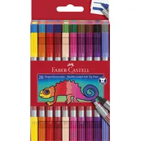 Faber-Castell Doppelfasermaler 20 St. mehrfarbig