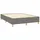 vidaXL Boxspringbett 140 x 200 cm Dunkelgrau