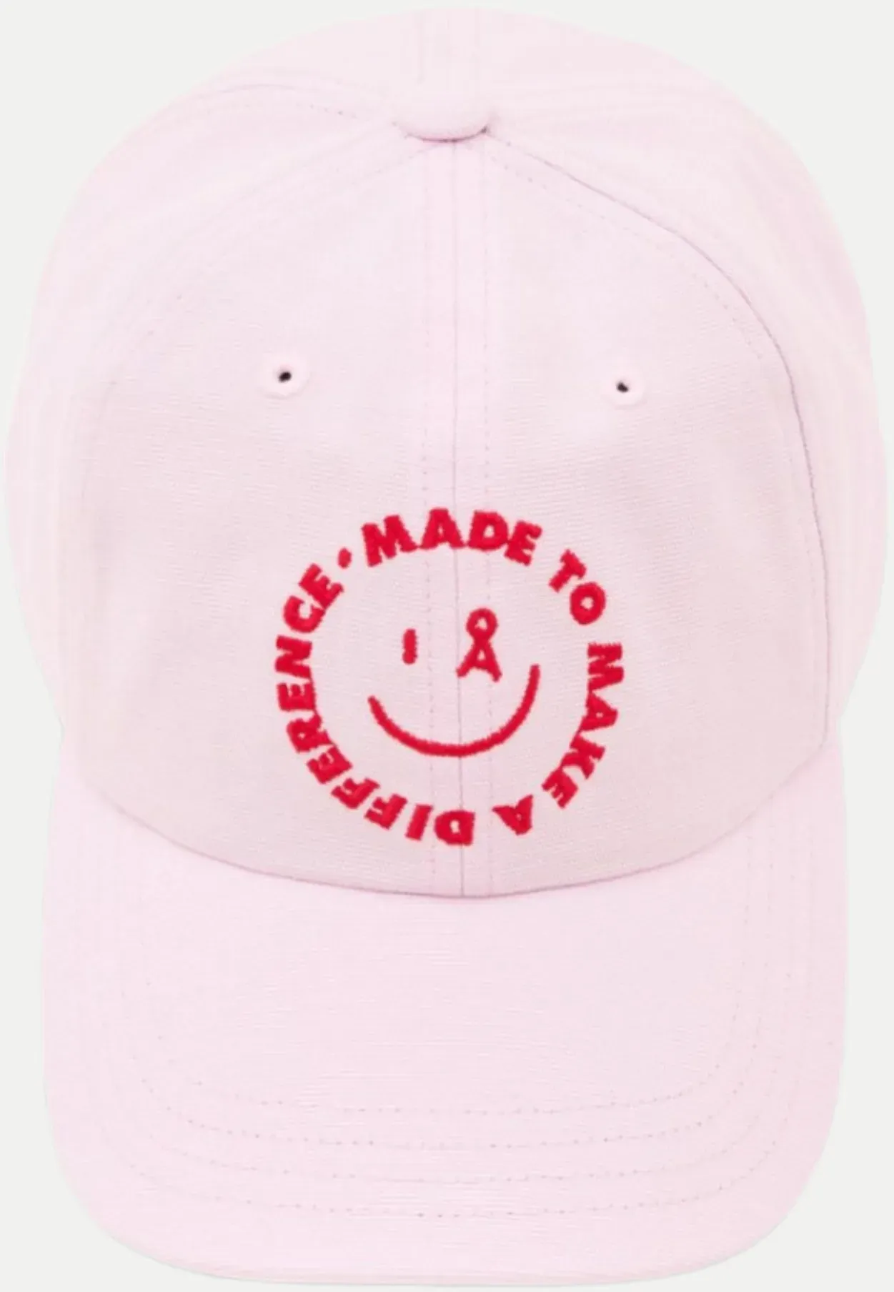 Cap mit Grafik Print Rosa