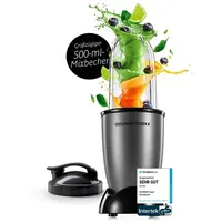 GOURMETmaxx Mr. Magic Standmixer anthrazit/schwarz 4 tlg. 400 W