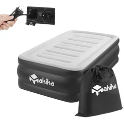 Makika Luftmatratze / Luftbett Selbstaufblasend Einzelbett - Grau / Anthrazit