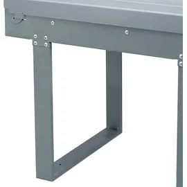 Relaxdays Einbaumülleimer 2-fach 20 l Grau