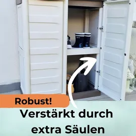 GarPet Gartenschrank 0 x 0 x 0 cm Weiß
