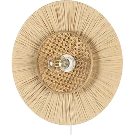 Beliani Wandleuchte YAAPI (40x12x40) Beige