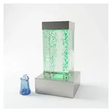 JVmoebel Zimmerbrunnen LED Wassersäule in Holzoptik für stilvolle Dekoration, Made in Europa beige