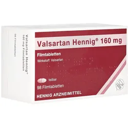 Valsartan Hennig 160 mg Filmtabletten 98 St