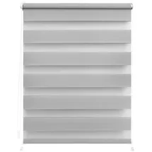 Lichtblick Duo Rollo / Doppelrollo Klemmfix 60 x 150 cm verspannt grau