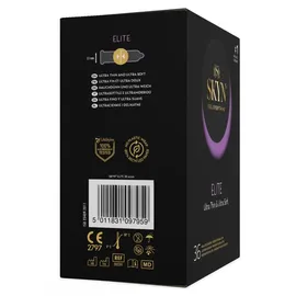 SKYN Elite Kondome (36 Stück), latexfrei, Skynfeel, für Männer, normale Größe, ultradünne und weiche Kondome, glatte gerade Form, 53 mm breit