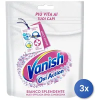 3x Vanish Fleckentferner Stoffe Staub 300 Gramm Weiß Oxy Made IN Italy