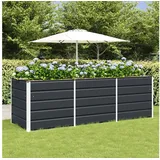 vidaXL Pflanzkübel 240 x 80 x 75 cm Anthrazit