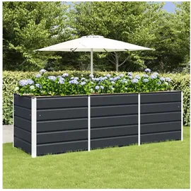 vidaXL Pflanzkübel 240 x 80 x 75 cm Anthrazit