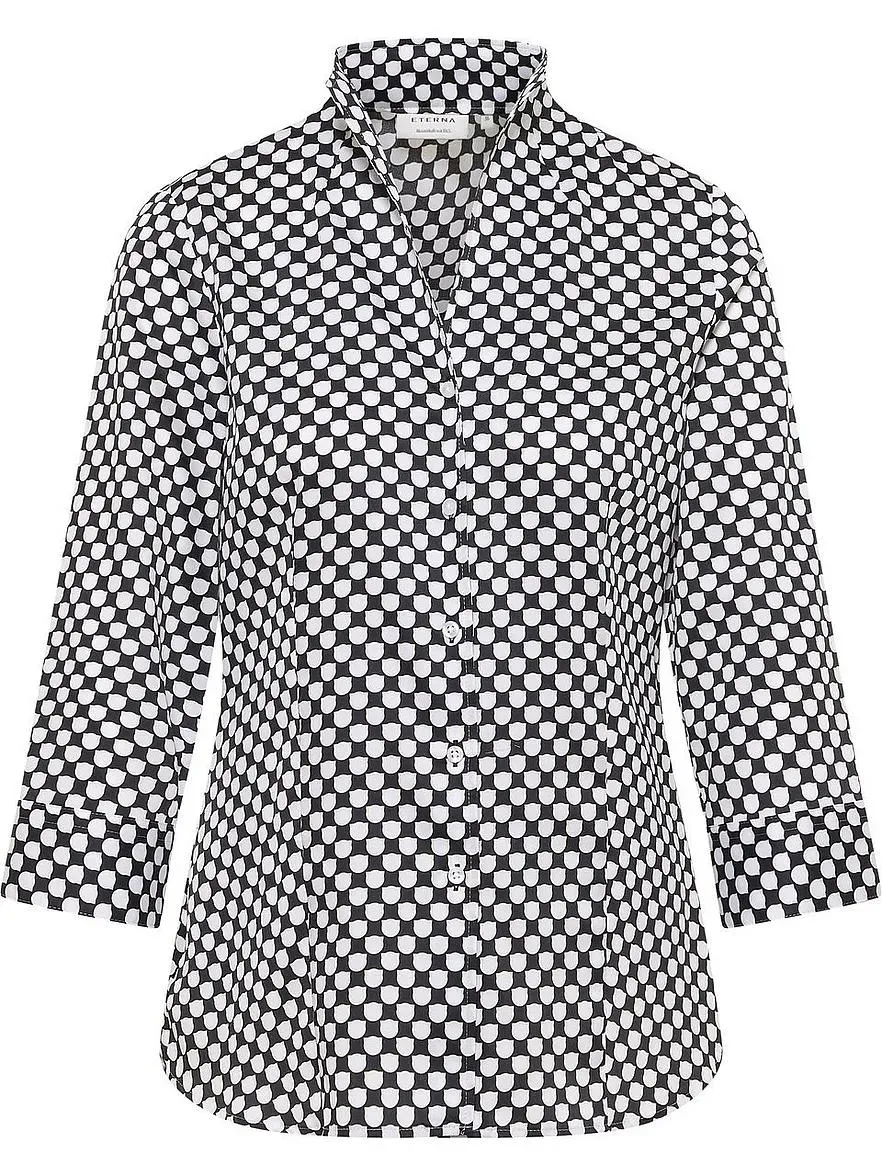 Bluse 3/4-Arm Eterna schwarz, 46