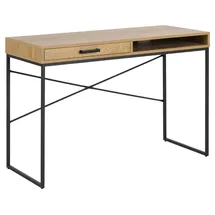 Actona Schreibtisch Seaford Wildeiche / Schwarz