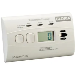 GLORIA Kohlenmonoxid-Melder KO10D, mit Display