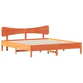 vidaXL Massivholzbett 180 x 200 cm Braun