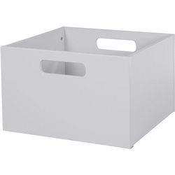 roba® Aufbewahrungsbox grau, aus Holz; Organizer für Spielzeug grau