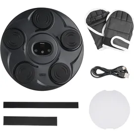 shop'n smile ideoon Fitness-Boxmaschine mit 7 Stufen & Bluetooth-Musik – Reaktions- & Koordinationstrainer, inkl. Boxhandschuhe – Für mehr Motivation