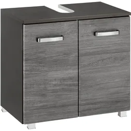 WELLTIME Waschbeckenunterschrank Ravenna 60 x 59 cm Grau