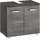 WELLTIME Waschbeckenunterschrank Ravenna 60 x 59 cm Grau