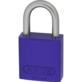 ABUS Vorhangschloss Aluminium 72LL/40 lila vs. Lock-Tag 1 Schlüssel