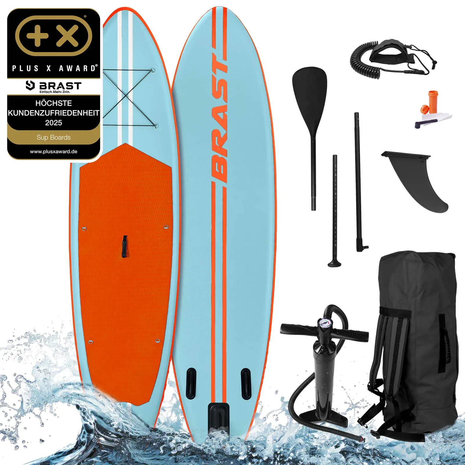 SUP Board aufblasbar PRIMO 320 light blue