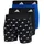 adidas Active Flex Cotton Boxershorts Schwarz/Weiß/Blau L 3er Pack