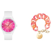 Ice - Jewellery - Chain Bracelet - Pink Yellow + Ice solar Power - Coral Reef - Medium - 3H