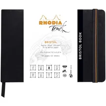 Rhodia Skizzenbuch Bristol Book A5 blanko Schwarz