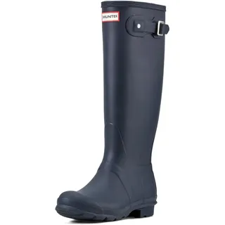 Hunter Original Tall Damen Blau 38