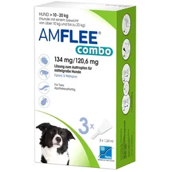AMFLEE combo 134 mg/120,6 mg für mittelgroße Hunde 3 St