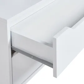 Beliani Osasco Badezimmerschrank 80 x 39 x 39 cm Weiß
