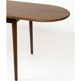 ZUIVER Twist 185/240 x 76 x 90 cm Walnuss