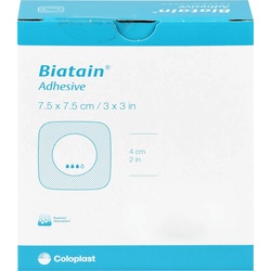 Biatain Schaumverband 7.5x7.5cm Selbst Haftend 10 ST