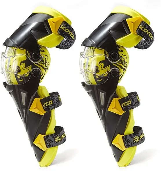 Motorrad-Knieschützer, gelb SCOYCO 892061