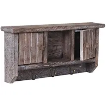 MCW Schlüsselbrett MCW-A48, Schlüsselkasten Schlüsselboard mit Türen, Massiv-Holz MVG-zertifiziert ~ -kästen