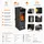 baba's stove Eco Mini Hybridofen Metall Schwarz