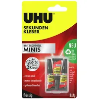 UHU Sekundenkleber Minis 1 g 3 St.