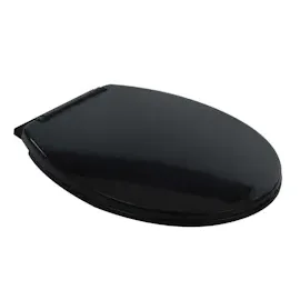 vidaXL Hohe Spülrandlose Toilette Soft-Close 7cm Höher Keramik Schwarz