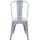 chefgastro Stapelstuhl Metall grau