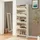 [en.casa] Sykkylven 60 x 169 x 24 cm 5 Klappen weiß